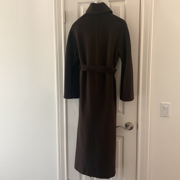 MaxMara Manuela Coat, Lana Cashmere Wool full Length, versatile neck, Size 8 - Picture 8 of 16